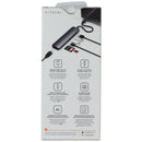 SATECHI USB-C Slim Multi-Port Adapter with Ethernet - Space Gray (ST-UCSMA3M)