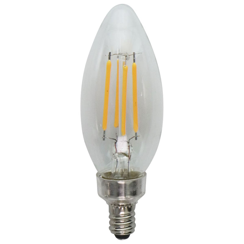 SATCO 60W/5.5W B11 Soft White 15,000 Hour LED Light Bulb (S21274)