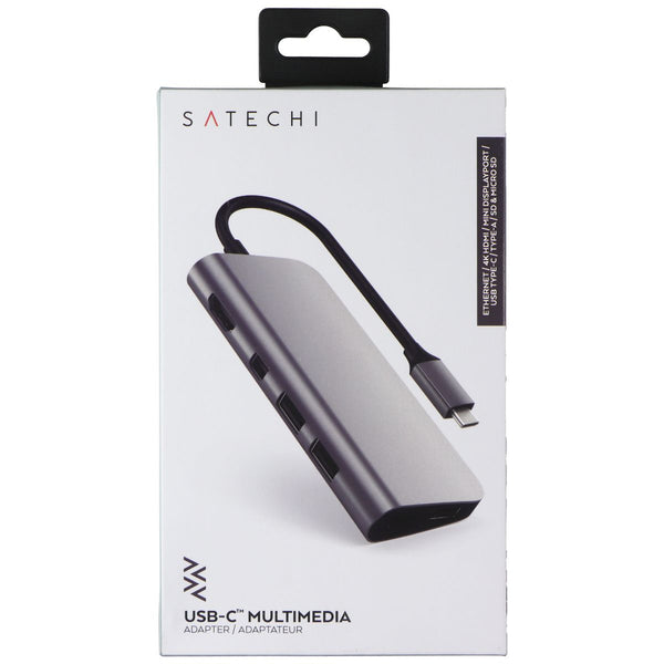 SATECHI USB-C Multimedia Adapter with Ethernet/4K HDMI/Mini DP/USB-C/Micro SD