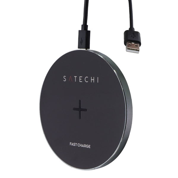 SATECHI Wireless Charger Pad with Fast Charge - Space Gray (ST-WCPM)