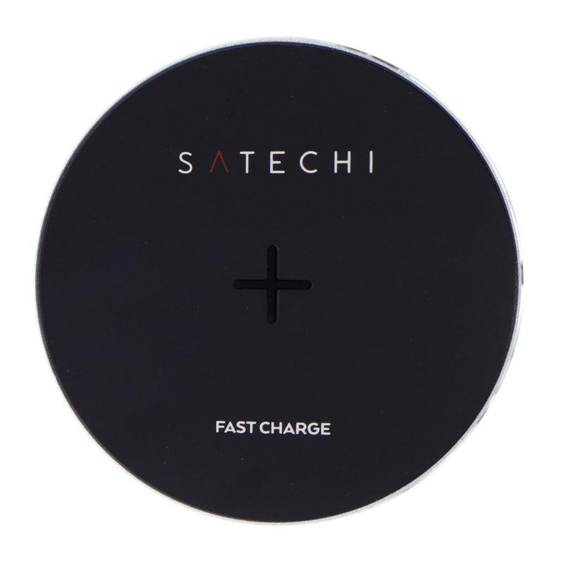 SATECHI Wireless Charger Pad with Fast Charge - Space Gray (ST-WCPM)