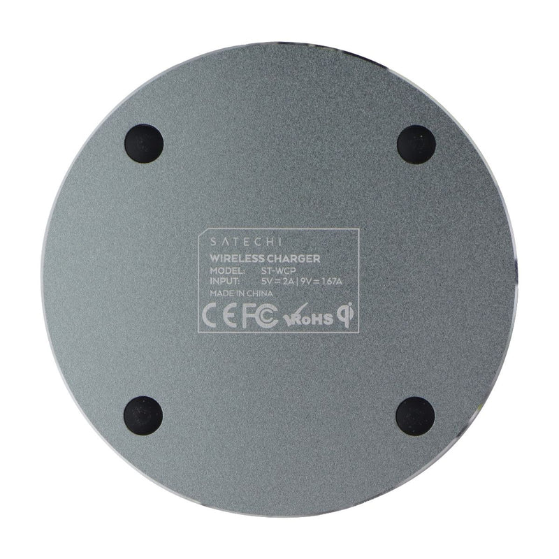 SATECHI Wireless Charger Pad with Fast Charge - Space Gray (ST-WCPM)
