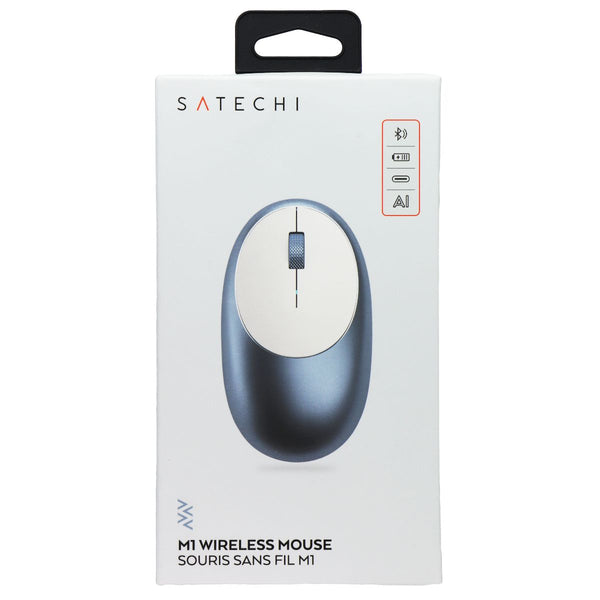 SATECHI M1 Bluetooth Wireless Mouse with Rechargeable Type C Port - Blue