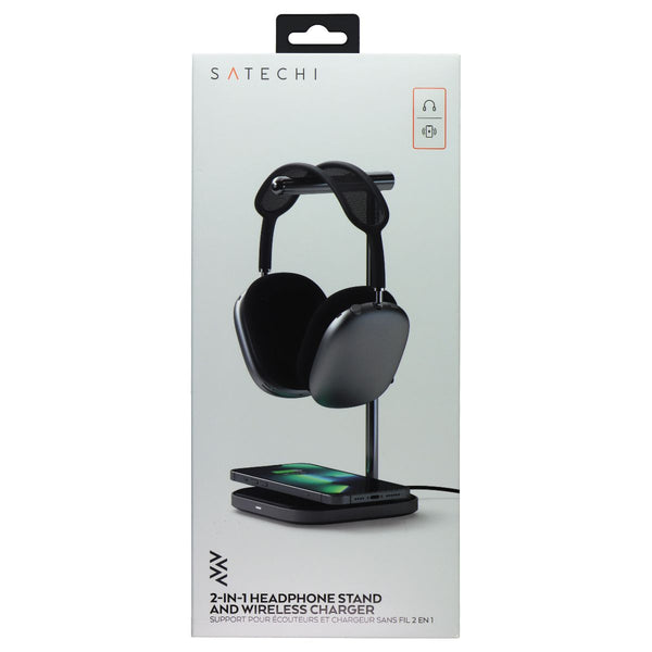 SATECHI 2-IN-1 Headphone Stand and Wireless Charger (ST-UCHSMCM)