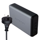 SATECHI 108W Pro USB-C PD Desktop Charger - Gray/Black (AU, Australia Plug)