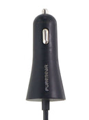PureGear (12W/2.4A) (MFI) Car Charger for Apple Devices - Black (62804PG)