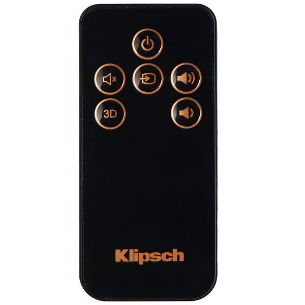 Klipsch OEM Replacement Remote Control for Audio System - Black