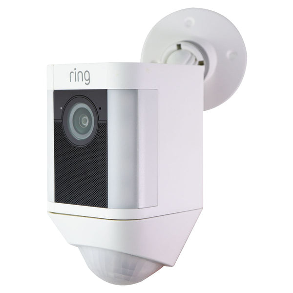 Ring Spotlight Cam Battery HD Security Camera with Two-Way Talk & Siren - White