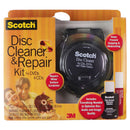 Scotch AV1160 CD/DVD Disc Cleaner & Repair Kit - Black (AV1160)