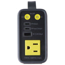 Scosche (100W) PowerUp 32K Portable Power Hub with Built-in Flashlight - Black