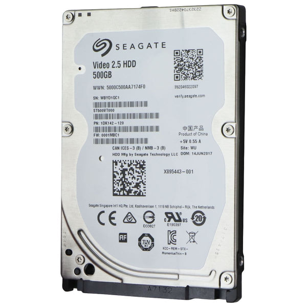 Seagate 500GB (ST500VT000) 2.5-in SATA Video HDD 5400RPM
