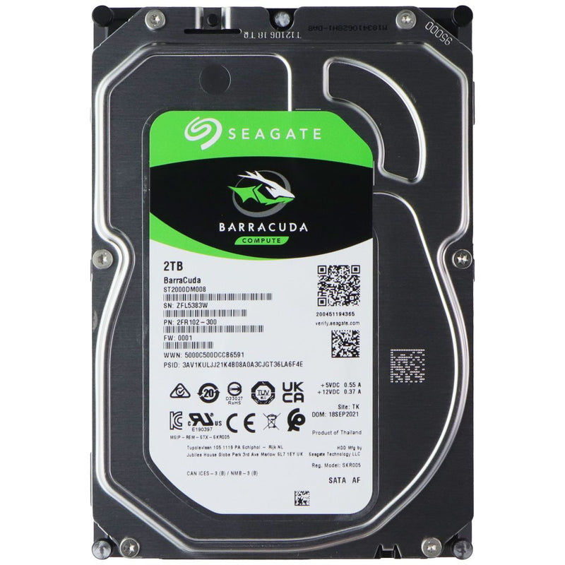 Seagate Barracuda ST2000DM008 (2 TB) 3.5-inch Internal Hard Drive SATA III