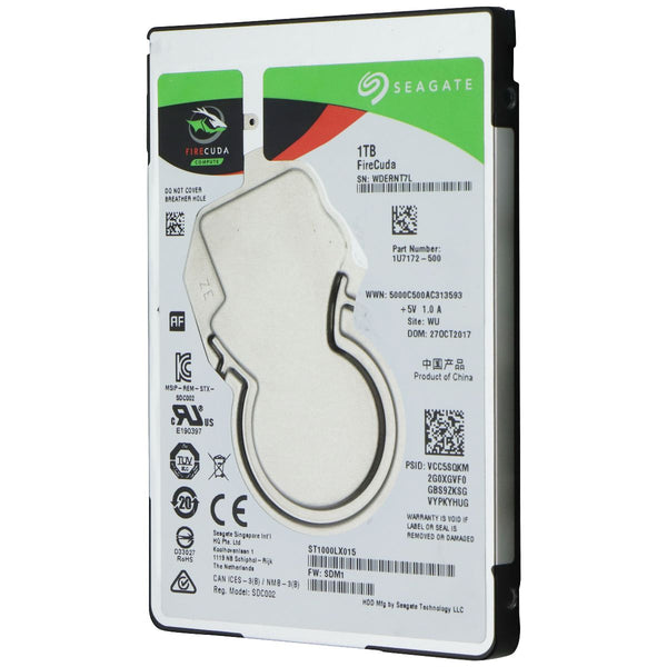 Seagate FireCuda Gaming SSHD 2.5 (1TB) SATA 6Gb/s Hard Drive (ST1000LX015)