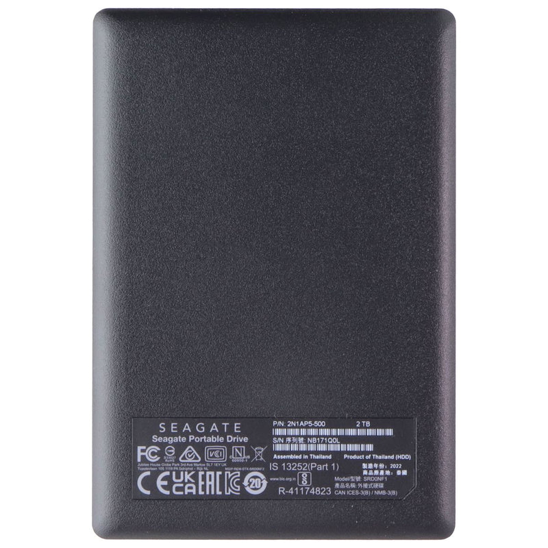 Seagate Portable 2TB External USB 3.0 Hard Drive (‎STGX2000400) - Black