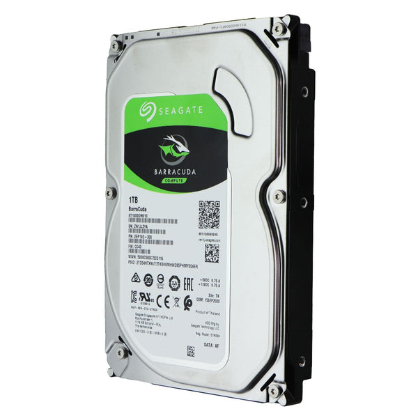 Seagate BarraCuda 1TB Internal Hard Drive HDD 3.5 Inch SATA 6 Gb/s (ST1000DM010)