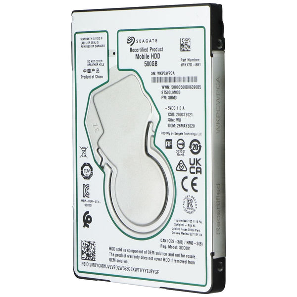 Seagate 500GB 2.5-inch SATA III HDD (ST500LM030)