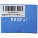 SECRUI Wireless Doorbell and Receiver with 1000-Ft Range (M520+F55) - Black