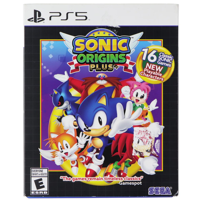 SEGA Sonic Origins Plus Video Game for PlayStation 5