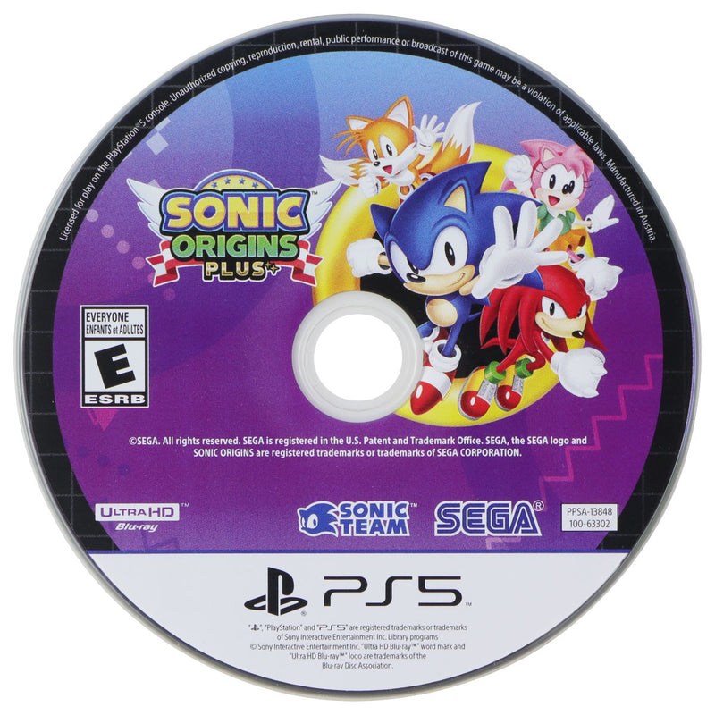 SEGA Sonic Origins Plus Video Game for PlayStation 5