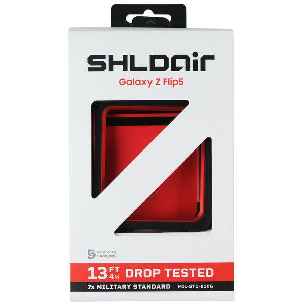 SHLDAir Case for Samsung Galaxy Z Flip5 - Black/Orange