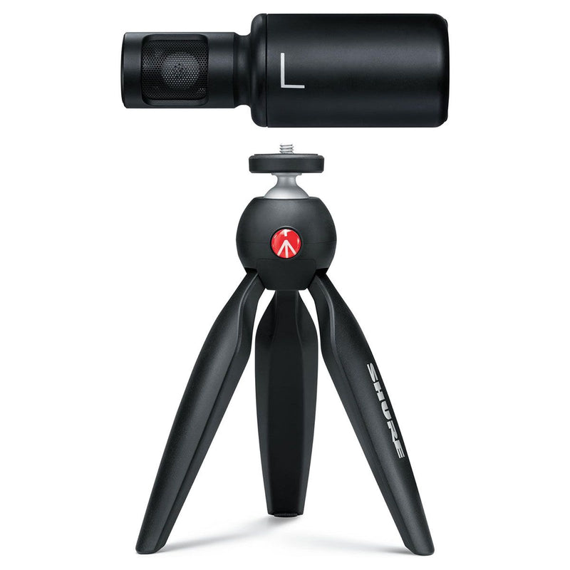 Shure MV88+ Video Kit Microphone & Tripod for Mobile Videography & Streaming