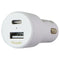 Simple Power Series 20W Dual Port USB-C & USB-A Car Charger - White