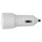 Simple Power Series 20W Dual Port USB-C & USB-A Car Charger - White