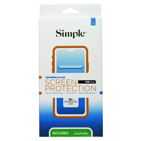 Simple Tempered Glass Screen Protector for Samsung Galaxy S24