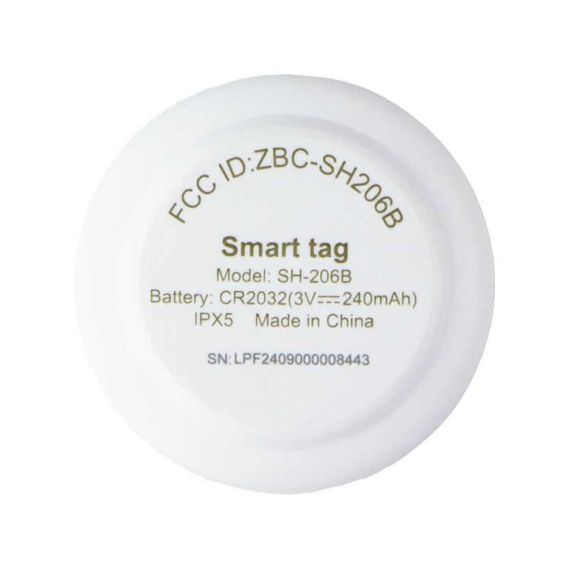 Simple Precision Wireless Smart Tag with Replaceable Battery - White (581455)