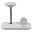 Simple 3-in-1 Wireless Charging Stand for Apple Devices - White (827072)