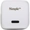 Simple Power Series 30W USB-C Mini Wall Charger - White