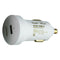 S. Simple Power Series 30W USB-C Car Charger - White