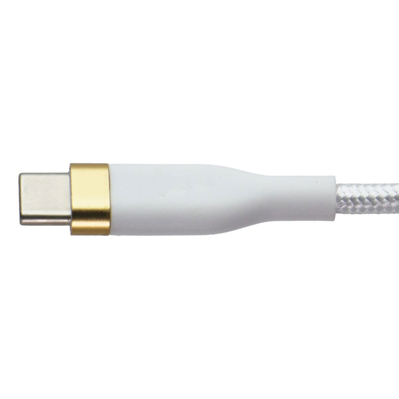 Simple 10FT USB-C to Lightning 8-Pin Braided Cable - White
