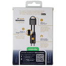 Simple Magnetic Tough-Knit USB-C Keychain Charge Cable - Black