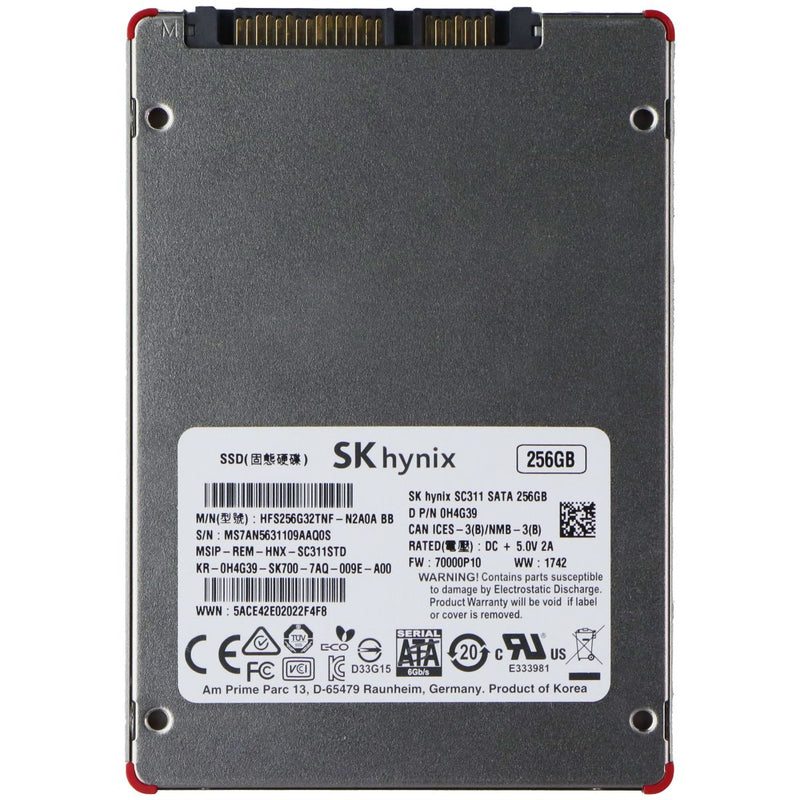 SK Hynix 256GB SSD 2.5-inch 6 Gb/s SATA III Solid State Drive (HFS256G32TNF)