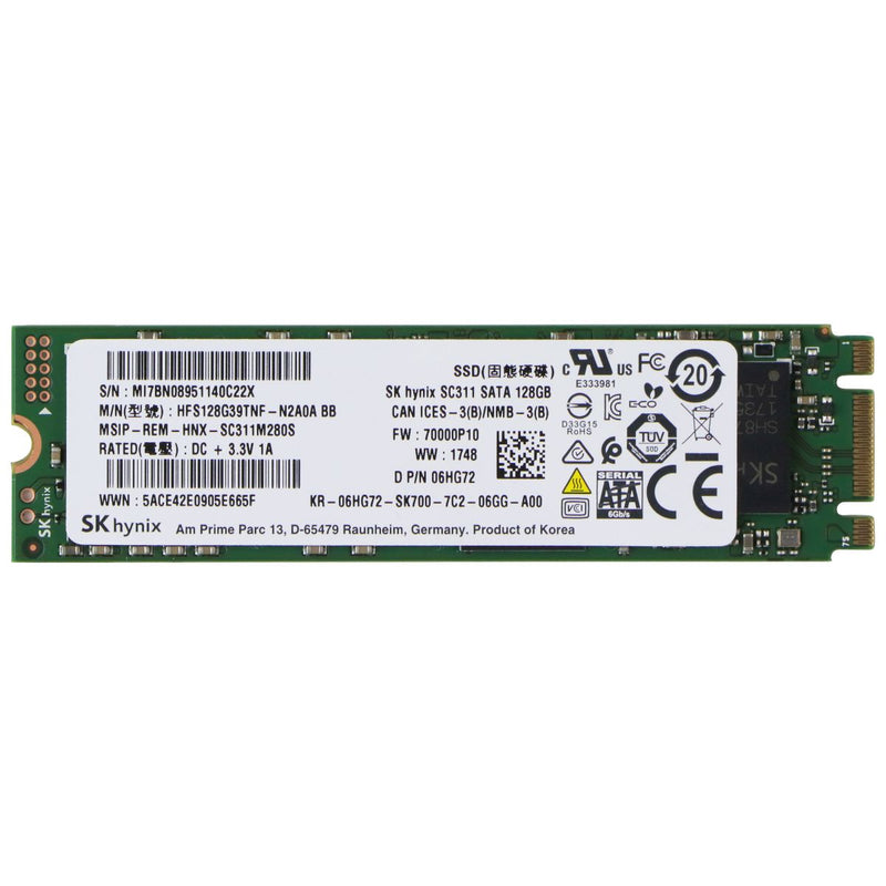 SK Hynix 128GB SATA M.2 Internal SSD (HFS128G39TNF-N2A0A)