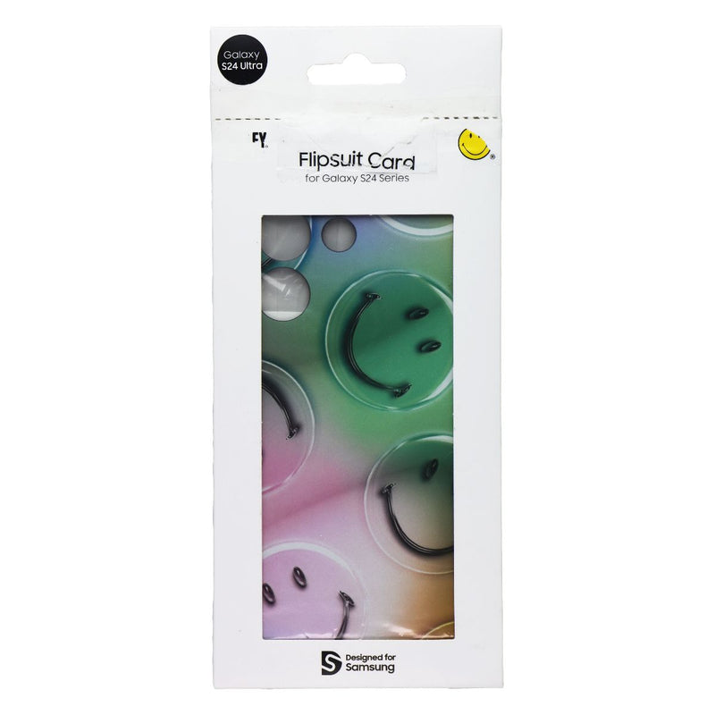 Samsung Smiley Bubble Flipsuit Interactive Card for Galaxy S24 Ultra - Green
