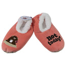 Snoozies Womens Not Today Groundhog Slippers - (7/8) Medium