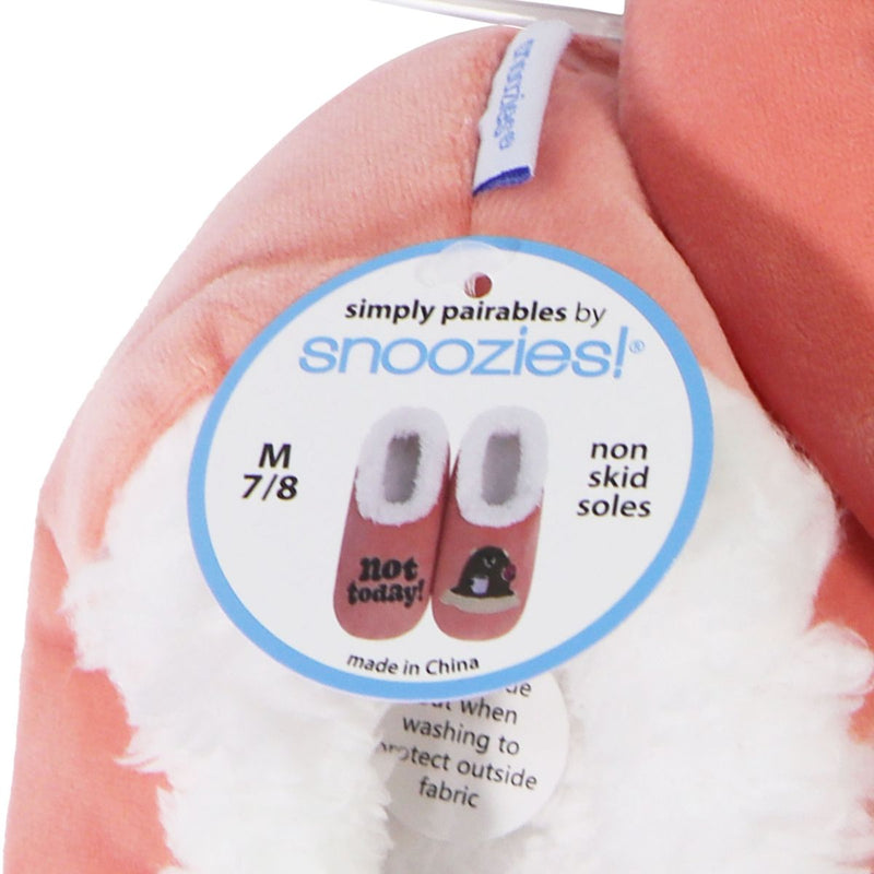 Snoozies Womens Not Today Groundhog Slippers - (7/8) Medium