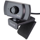 Soar Premium 720p HD Web Cam with Auto Focus and Microphone - Black