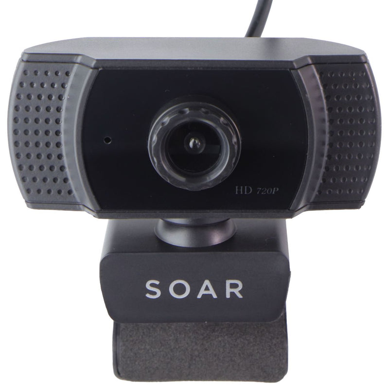 Soar Premium 720p HD Web Cam with Auto Focus and Microphone - Black