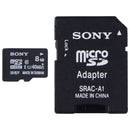 Sony 8GB Micro SDHC Memory Card (SR-8UY)