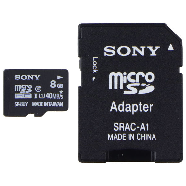 Sony 8GB Micro SDHC Memory Card (SR-8UY)