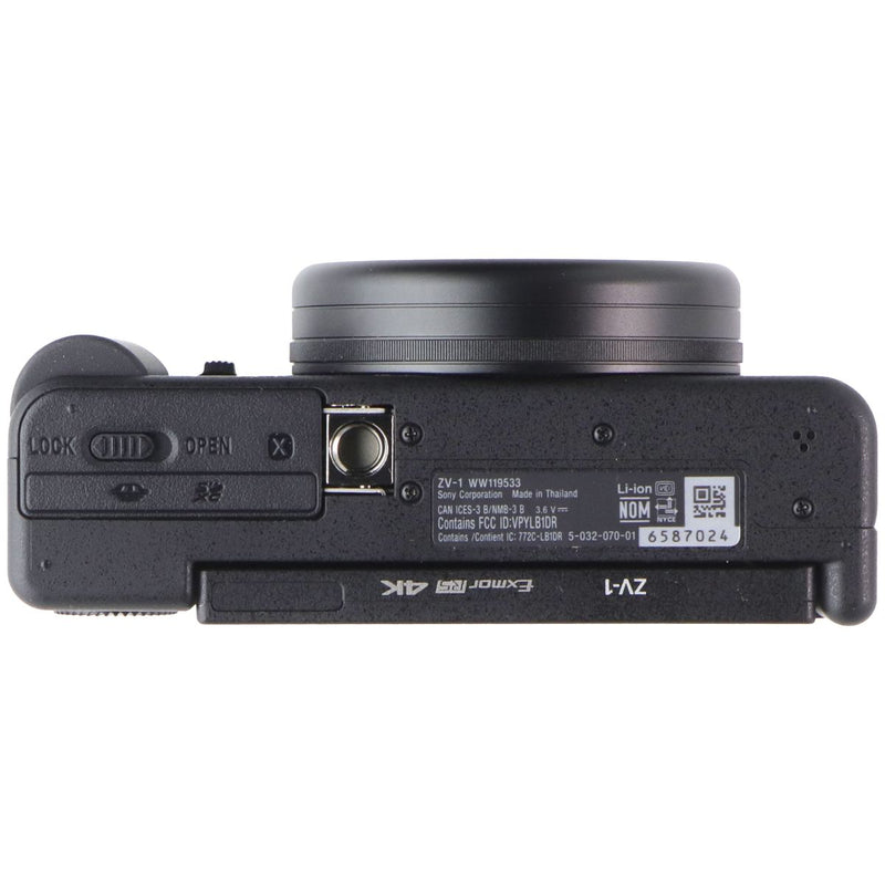 Sony ZV-1 Digital Camera for Content Creators and Vloggers - Black