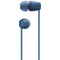 Sony WI-C100 Wireless in-Ear Bluetooth Headphones with Built-in Mic - Blue