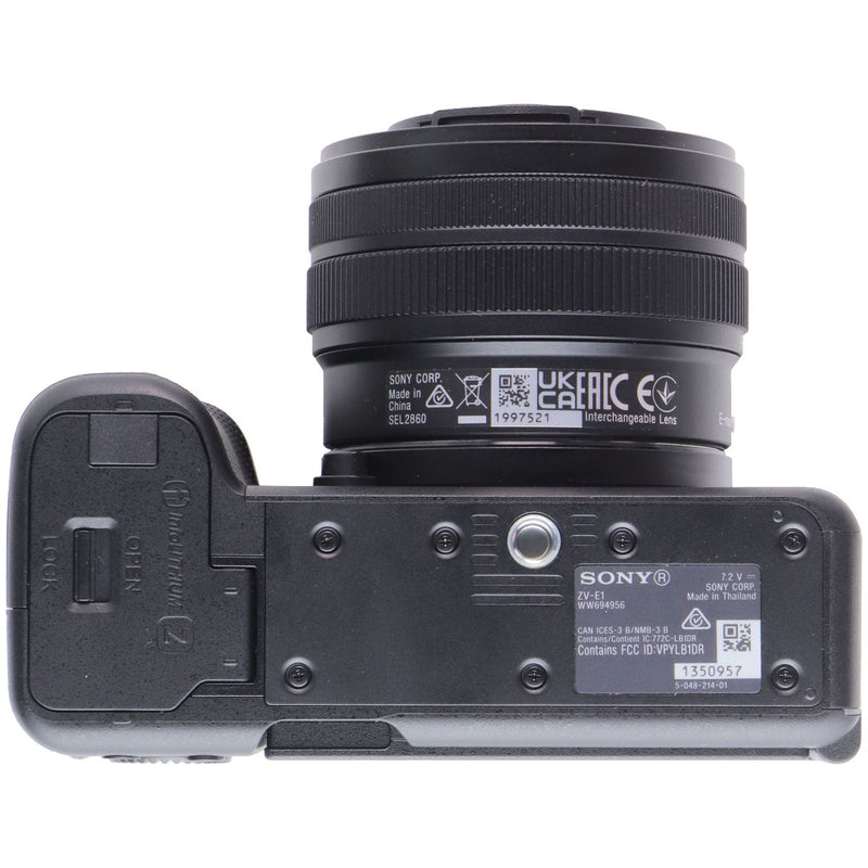Sony Alpha ZV-E1L Full-frame Lens Mirrorless Vlog Camera with 28-60mm Lens