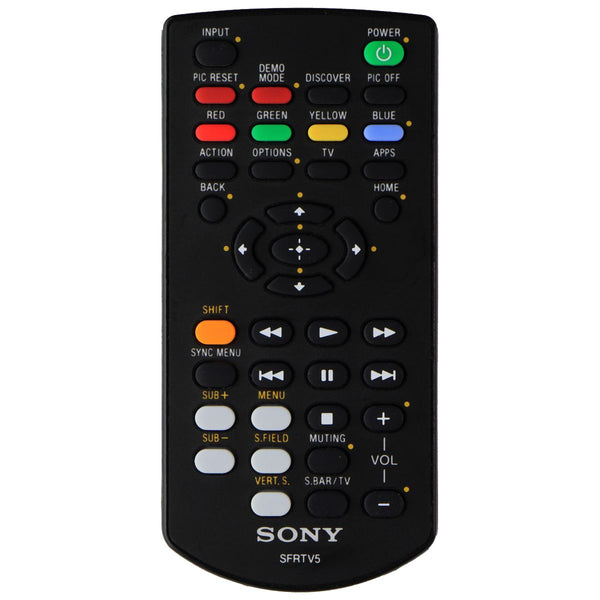 Sony OEM Remote Control (SFRTV5) for Select Sony TVs - Black