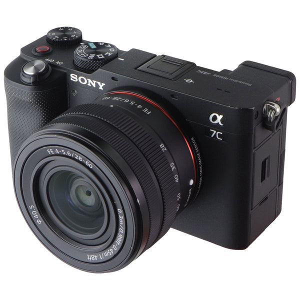 Sony Alpha 7C Full-Frame Compact Mirrorless Camera Kit - Black (ILCE7CL)