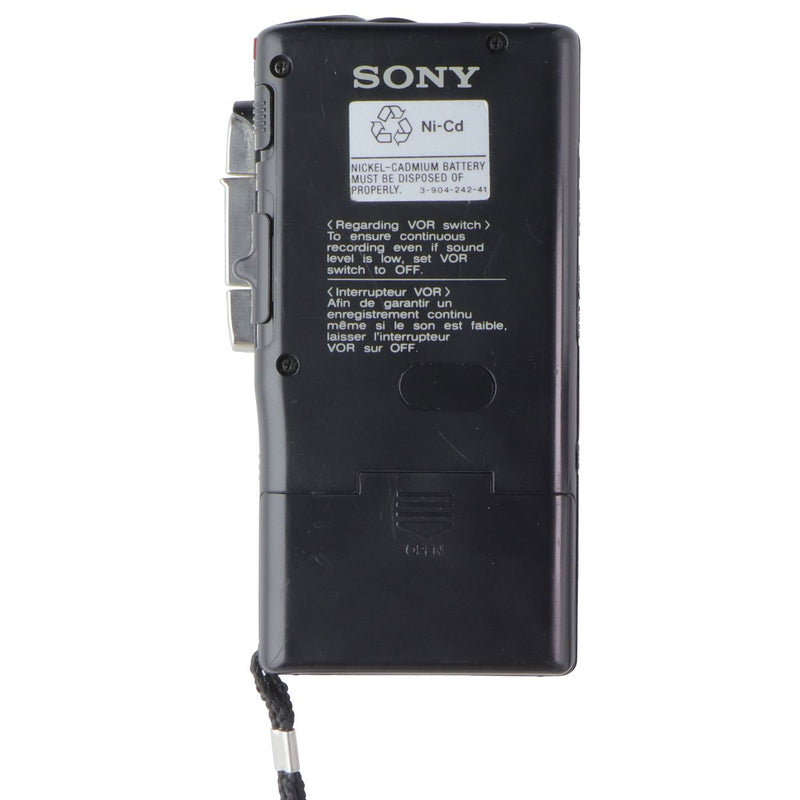 Sony M-677V Handheld Micro Cassette-Corder - Black