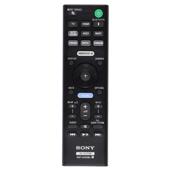 Original Sony Remote (RMT-AH508U) for HT-A7000 Soundbar - Black